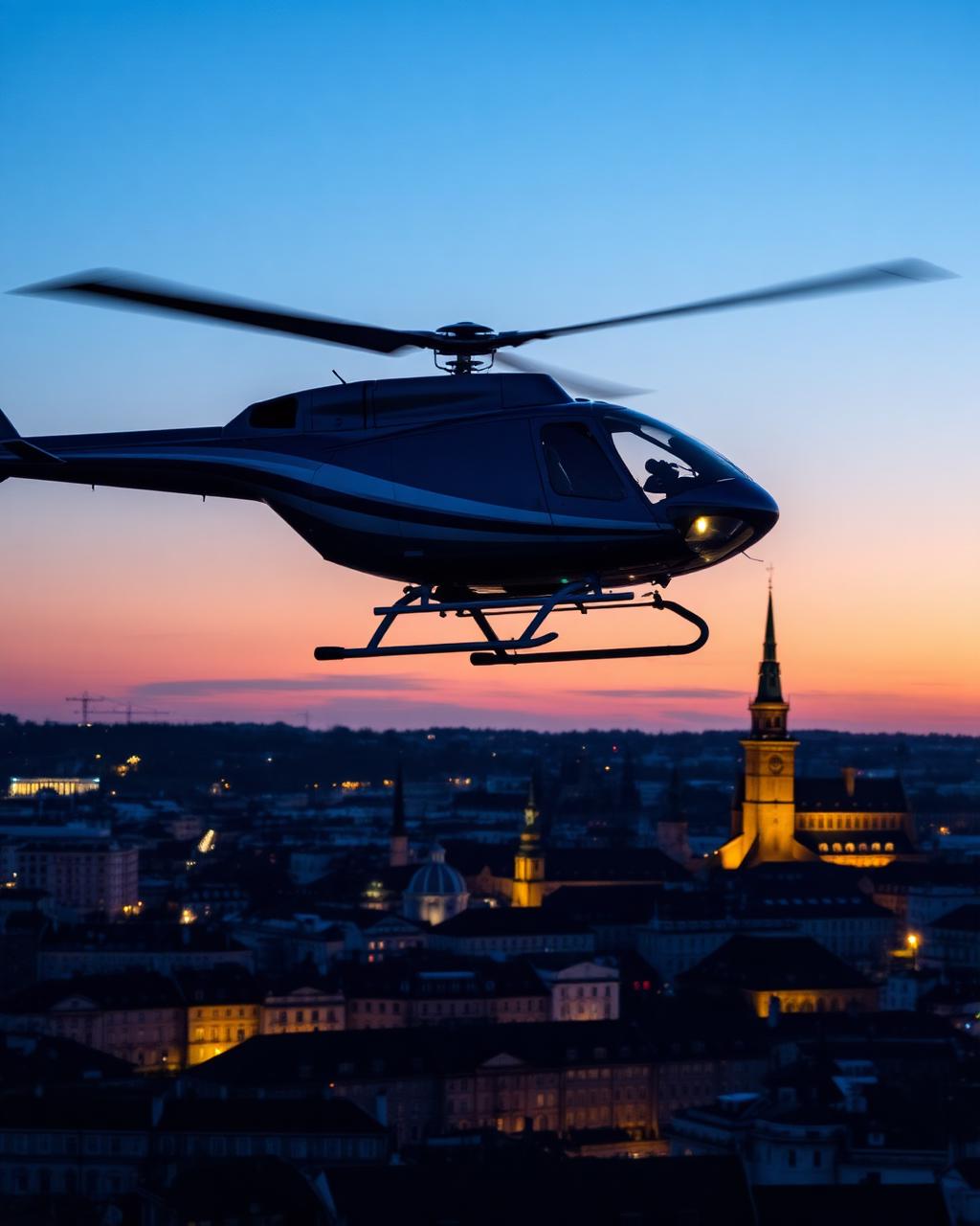 Helikoptertur över Stockholm